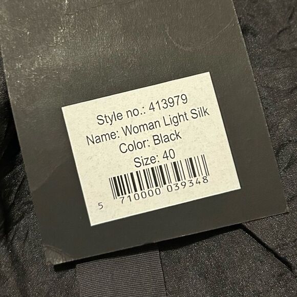 BARBARA I GONGINI NWT Black Silk Avant Garde High-Lo Skirt 40 (10) - Picture 13 of 16